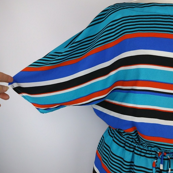 Emma Michelle Blouson Dress.Sz.10. J13 - Picture 7 of 8